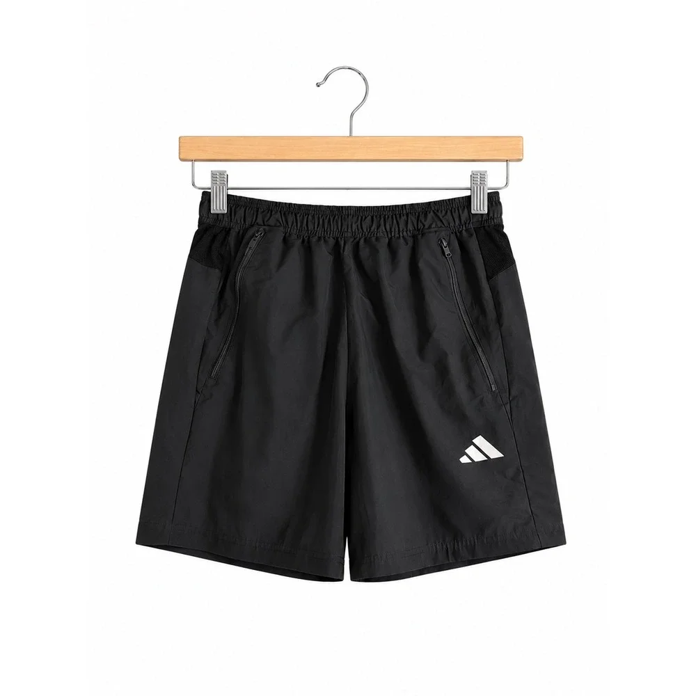 Adidas AeroReady Black Athletic Running Training Shorts Zip Pocket Men's XS 7